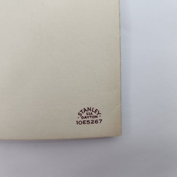 Vintage Easter Card To My Wife Flower Basket Cutout Unused No Envelope - Picture 6 of 7